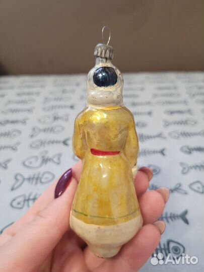Елочная игрушка СССР снегурочка