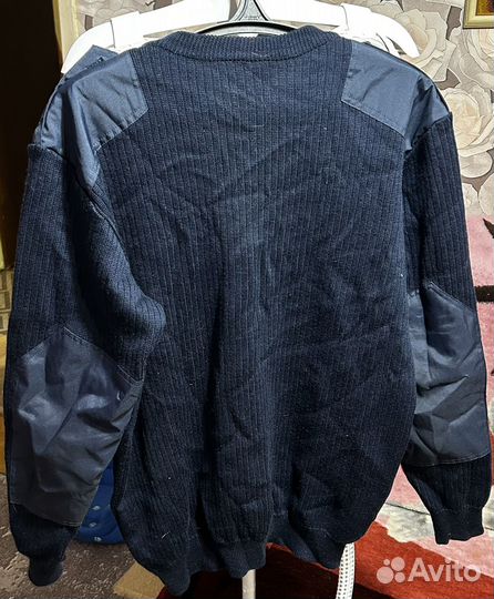 Свитер форменный синий