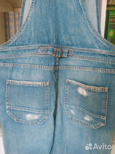 Комбинезон джинсовый женский