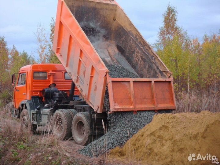 Песок \ Отсев гранитный строительный для строитель