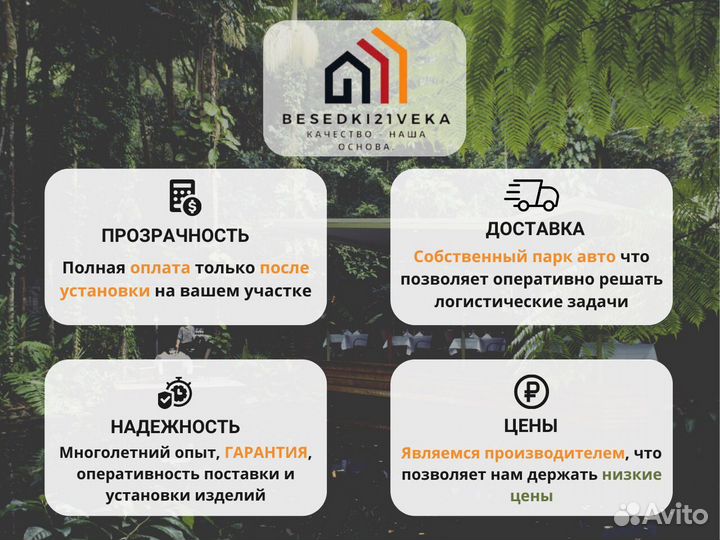 Беседка 4х4. Монтаж за 1 день