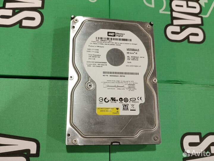 Жесткий диск Hdd WD 250GB