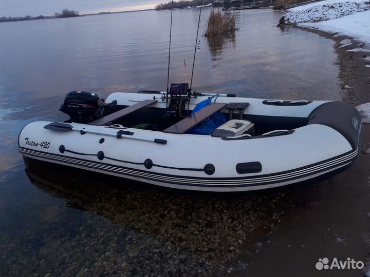 Продаю комплект лодка пвх 420 + мотор