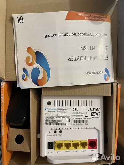 Wifi роутер ростелеком