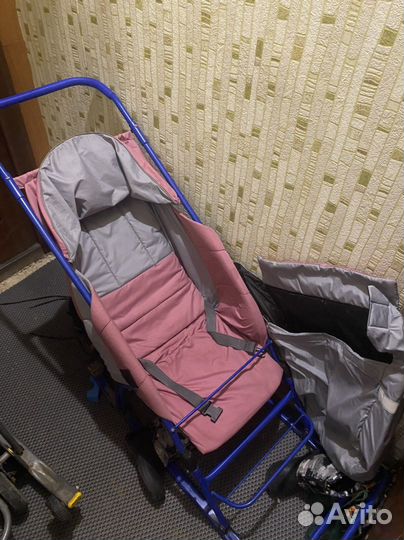 Коляска санки