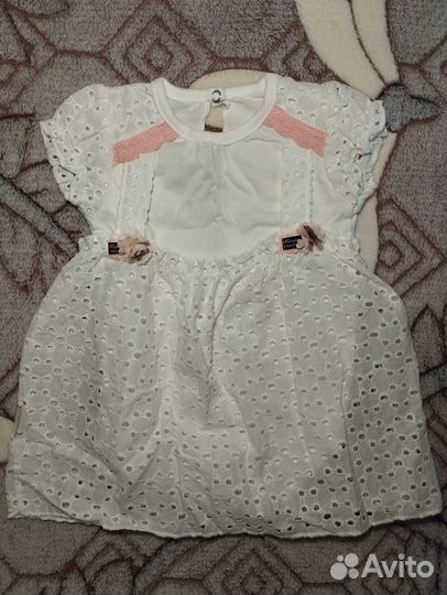 Платья летние на девочку 68, 74
