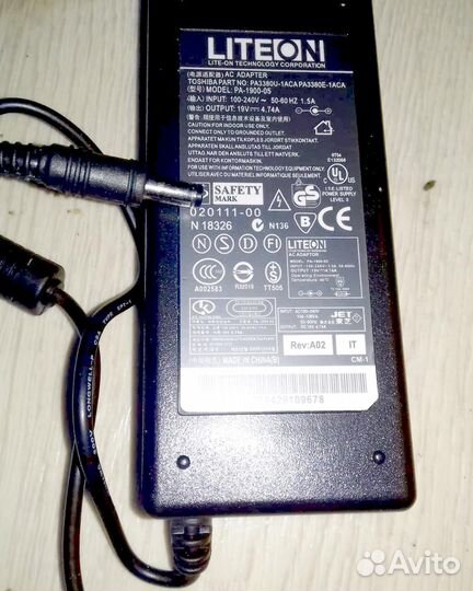 Блоки питания (AC Адаптер) для ноутбука 19v/4.74a