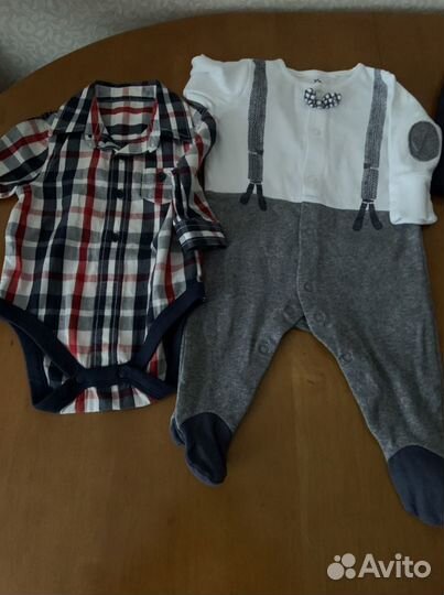 Детские вещи для мальчика пакетом от 0