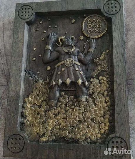 Черные иконы Бафомета,Енахи,Мафавы