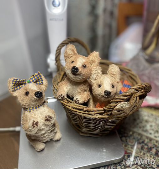 Тедди корги корманная игрушка