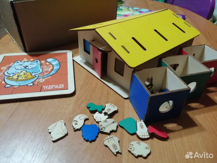 Сортер деревянный