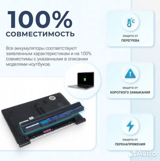 Аккумулятор для Samsung 530U4B NP530U4B (AA-pbyn8A