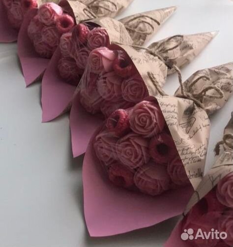 Мыло ручной работы букетики