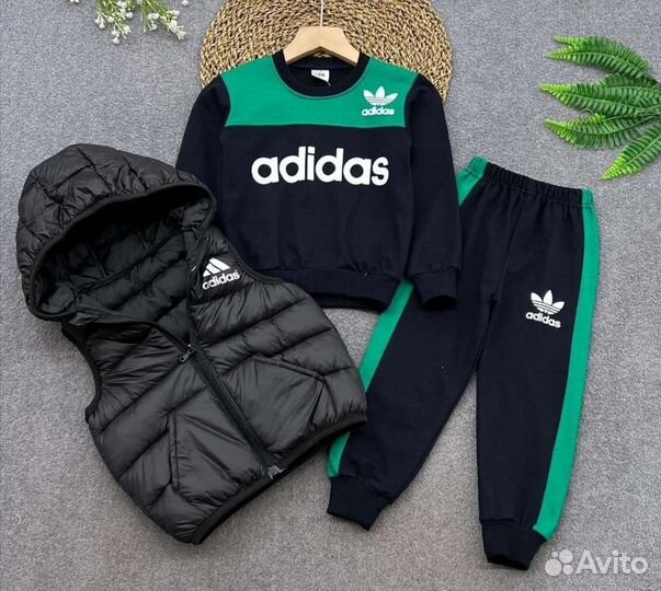 Костюм Adidas тройка до 116 размера