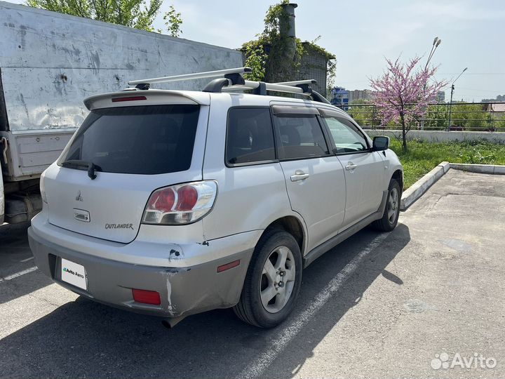 Mitsubishi Outlander 2.4 AT, 2002, 240 219 км