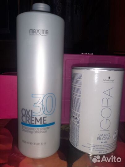 Порошок для обесцвечивания и мелирования и окислит