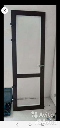 Дверь входная алюминиевая