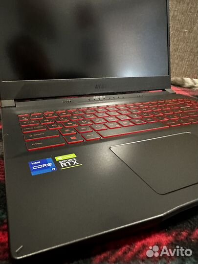 Игровой ноутбук MSI sku katana gfИгровой