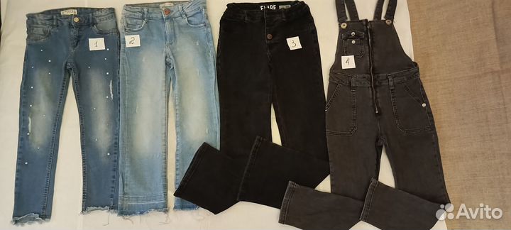 Брюки Джинсы Terranova р122 ;zara р122; sela р134;