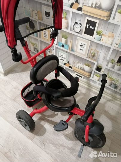 Детский велосипед с родительской ручкой