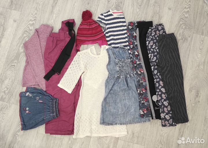 Детская одежда для девочек пакетом 116