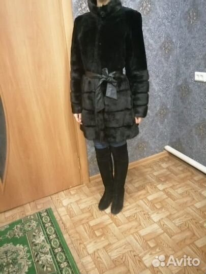 Шуба Норковая + бобер