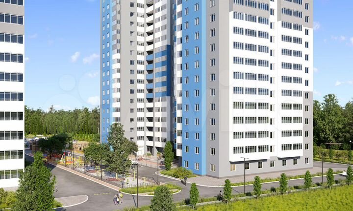 2-к. квартира, 43,3 м², 10/25 эт.