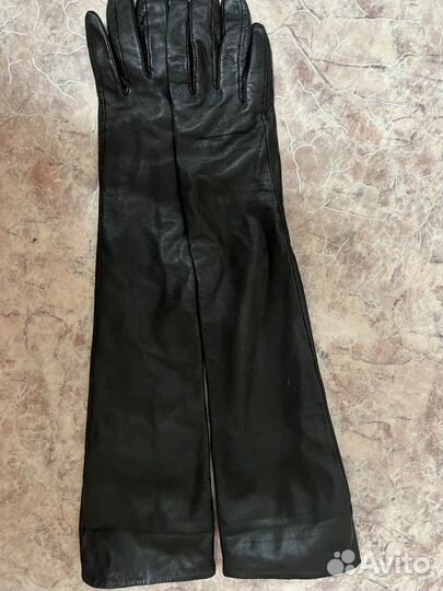 Перчатки женские кожаные