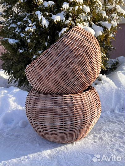 Кашпо из ротанга 20 литров