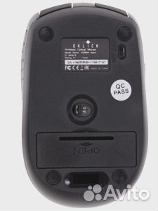 Компактная мышь беспроводная Oklick 455MW черная