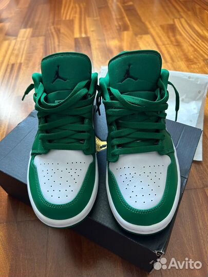 Кроссовки Nike Air Jordan 1 low Pine Green