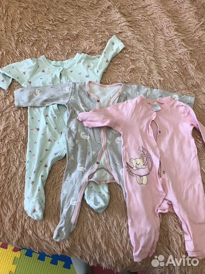 Детские вещи пакетом 62-68-74