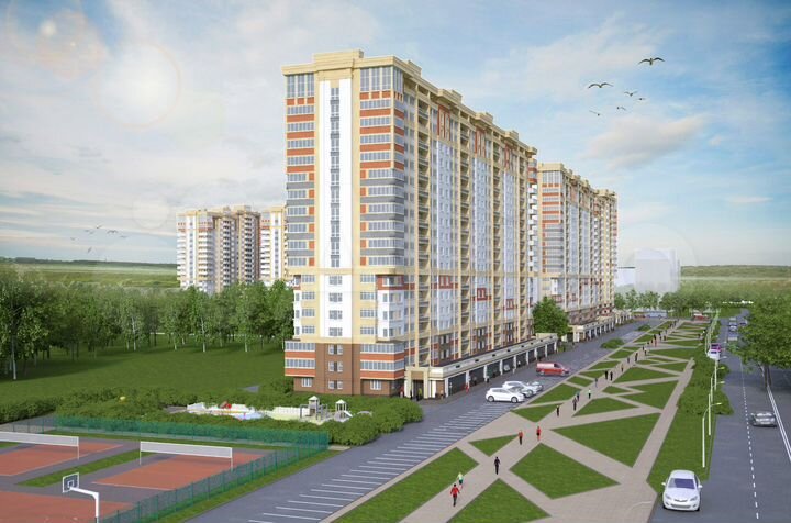 1-к. квартира, 46,7 м², 8/17 эт.