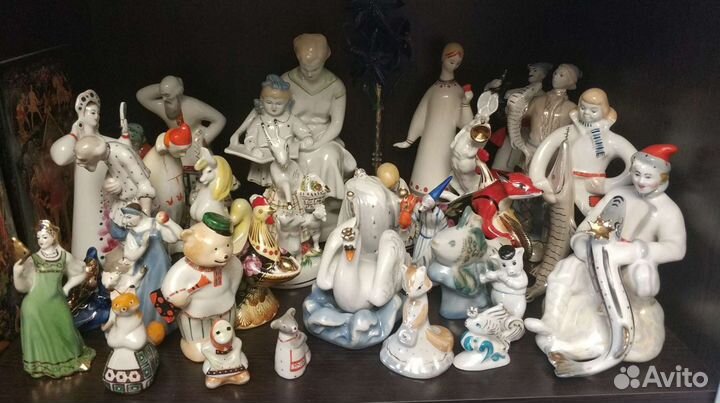 Коллекция фарфоровых статуэток СССР
