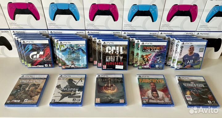 Sony Playstation 5 с Дисководом 600 игр Гарантия