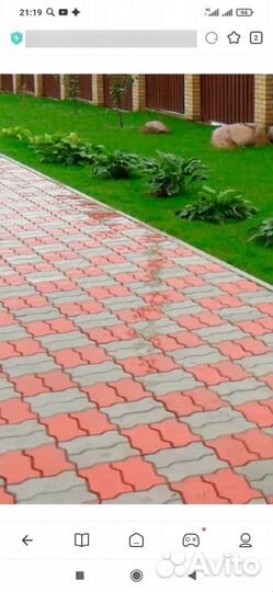 Тротуарная плитка, укладка от производителя