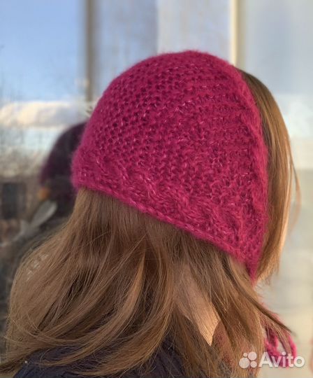 Косынка вязанная демисезон