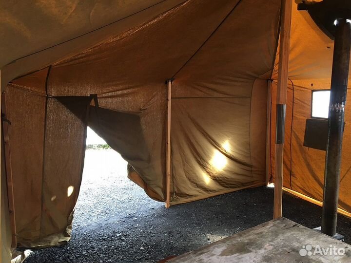 Палатка Армейская Брезентовая Облегченная пабо-12