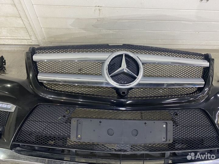 Бампер всборе mercedes GL 166 AMG