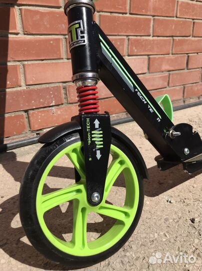 Самокат взрослый с двумя амортизаторами