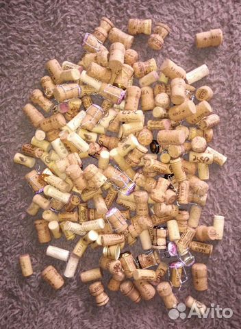 Пробка для вина, корковая в ассортименте