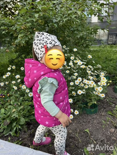 Жилет утепленный для девочки 86