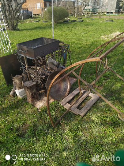 Мангал с казаном