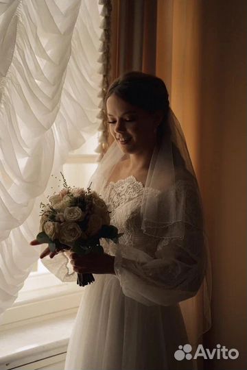 Шикарное свадебное платье