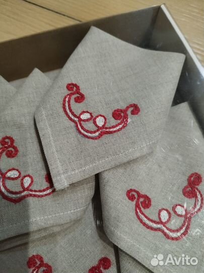 Комплект салфеток лен