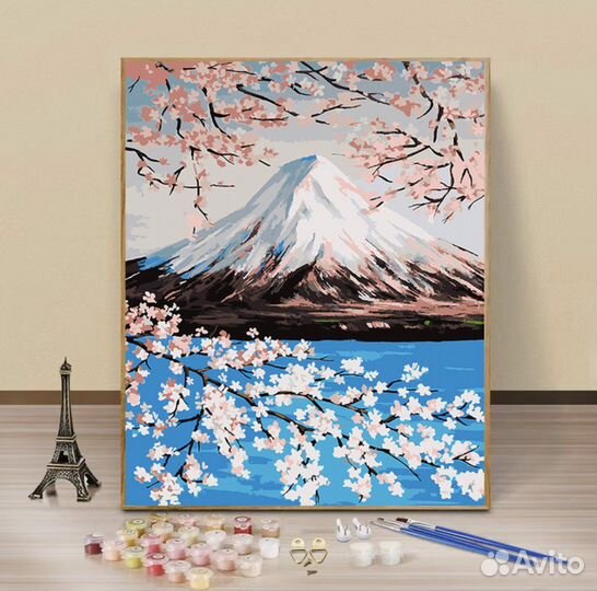 Картина по номерам новая на подрамнике