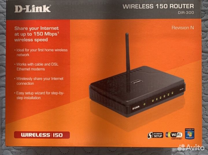 Wi-Fi роутер D-Link DIR-300