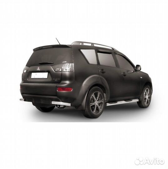 Защита заднего бампера outlander XL (2009-2013)