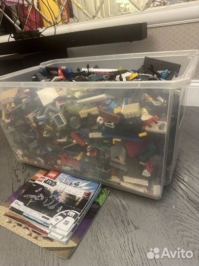 Lego россыпью с инструкциями