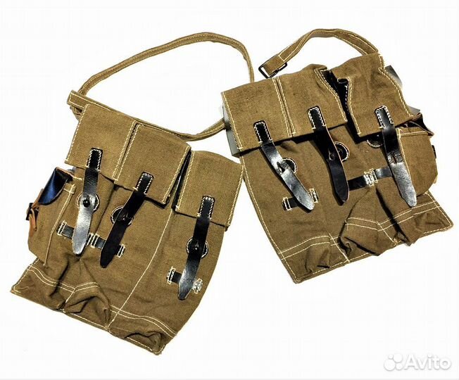 Подсумки для мр-44, брезент, Германия, копия